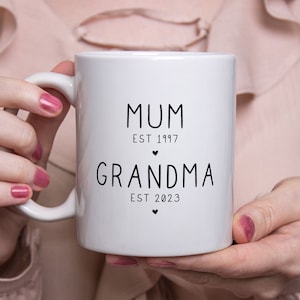 Gift for Mum, Mum Grandma Mug, Gift for Grandma, Grandma 2023, First Mothers Day Grandma, Grandma Mug, Grandma Gift, Mum Grandma