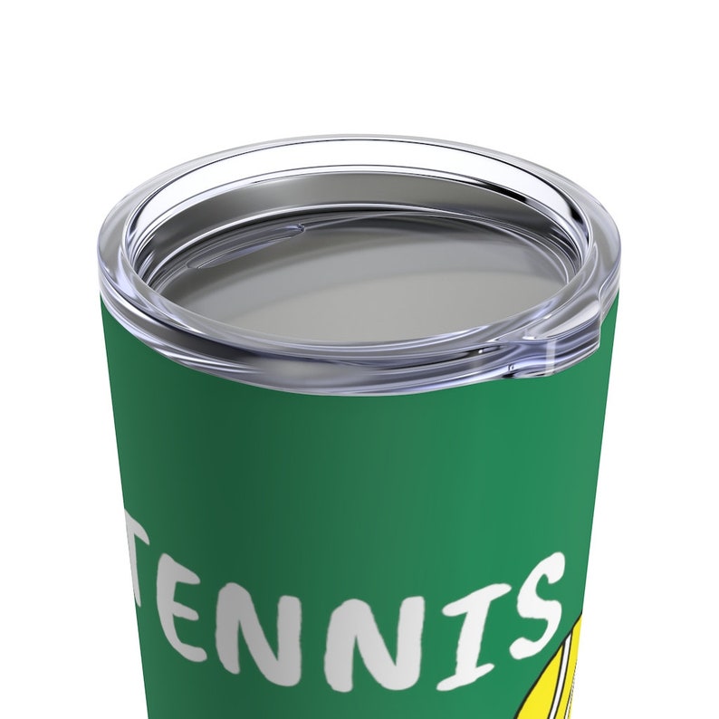 Water and Beverage Cup Sporty /'Tennis is My Game/' Tumbler Tennis Sport Mug