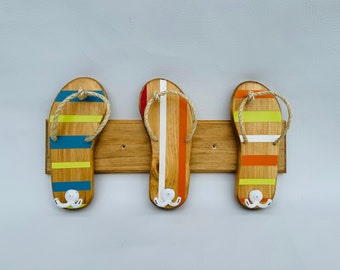 Perchero de pared para chanclas