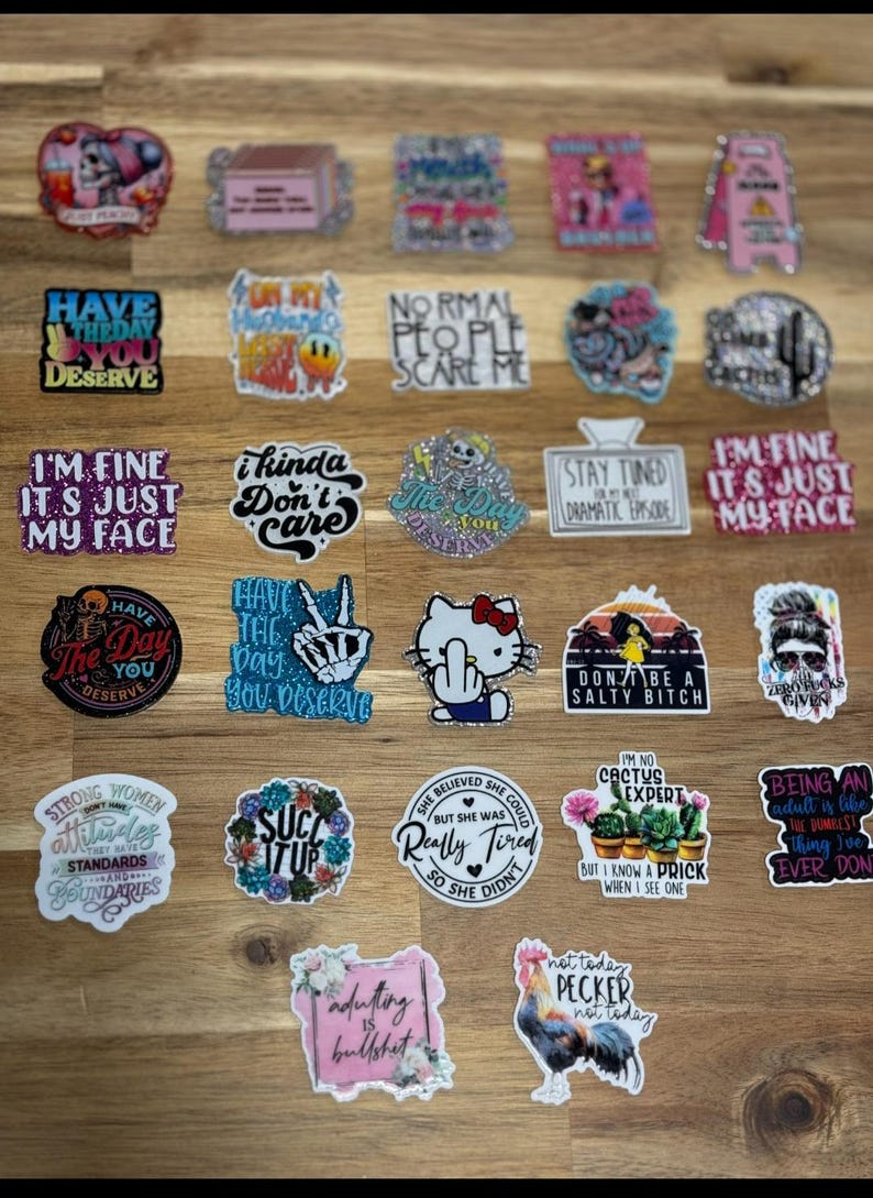 Snarky Bogg Bag Charm: Funny Inappropriate Beach Bag Pop In Bit image 7