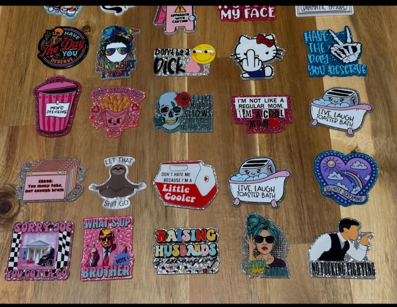 Snarky Bogg Bag Charm: Funny Inappropriate Beach Bag Pop In Bit image 6