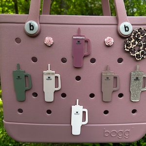 Bogg Bag Charms: Tumbler, Rose, & Monogram Bag Accessories