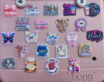 Coffee & Funny Bogg Bag Charms: Funny Beach Bag Charm