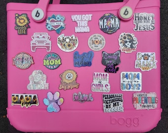 Bogg Bag Charm MAMA Boy Mom Girl mom Dog Mom Cat Mom Mama Era Cool Mom Mama Aesthetic Trendy Charms Nurse Bag Beach Bag Pop In Bit