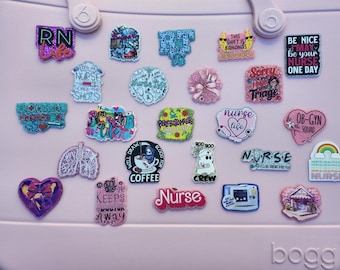 Nurse Bogg Bag Charms: Medical Staff Bag Accessories