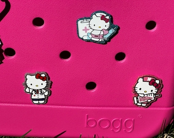 Nurse Bogg Bag Charm: Personalized Tassel Beach Bag Tag