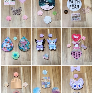 Bogg Bag Charms READY TO SHIP Sets Pre-Made Sets Flowers Bows Coquette Butterfly Summer Pop Ins Bit Beach Summer Bag