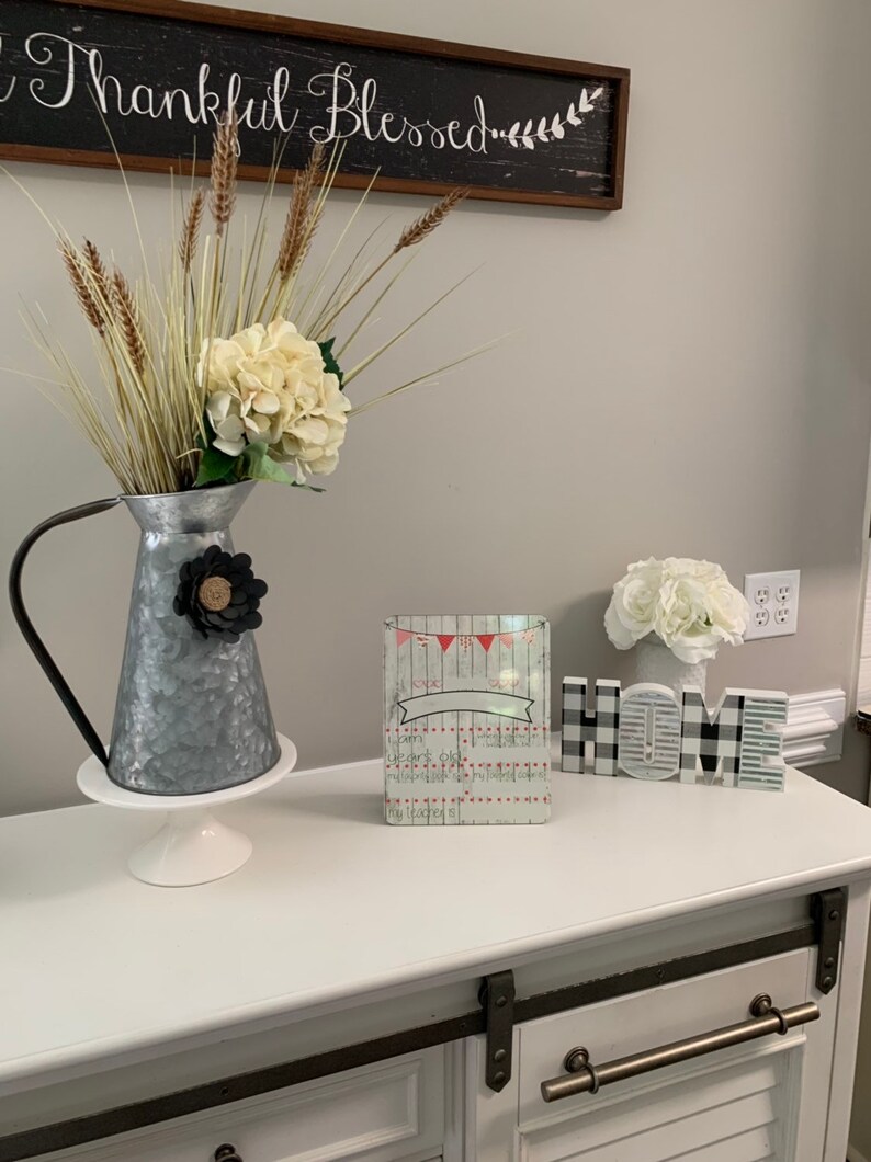 First Day of School Last Day of School Dry Erase Board Back to Etsy