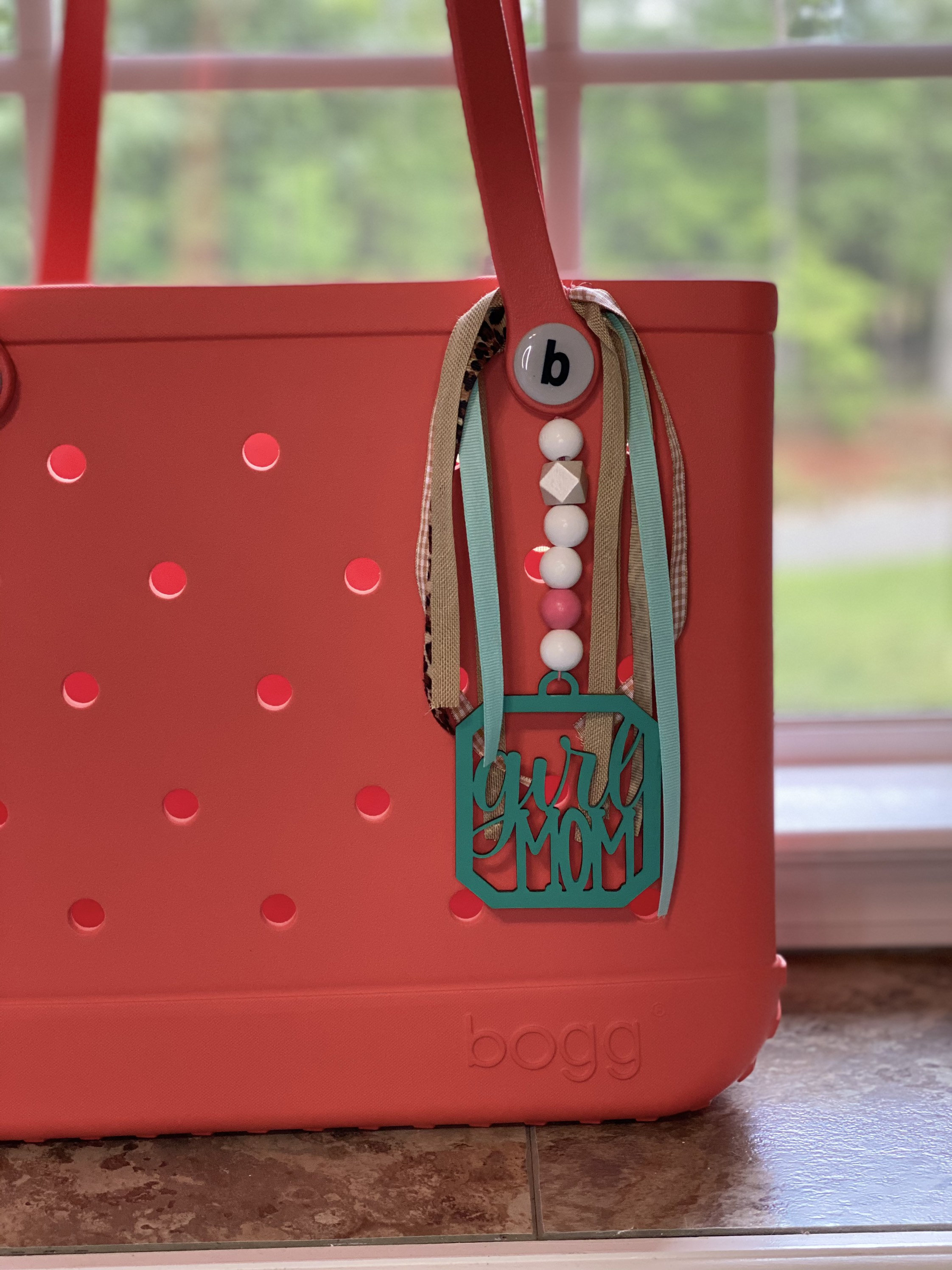 Bogg Bag Tag Monogram Girl Mom Ribbon / Car Charm / Handbag Etsy UK