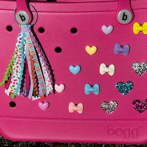 Bogg Bag Charm: Heart, Bow, Butterfly Decor