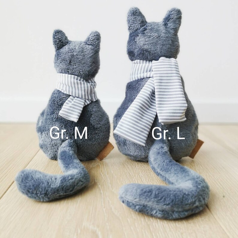 Gr.M ITH kitten Carlotta 18 x 30 cm embroidery file stuffed animal pes vp3 jef hus dst exp Cat Mieze Miau CinCiDesign 7x12