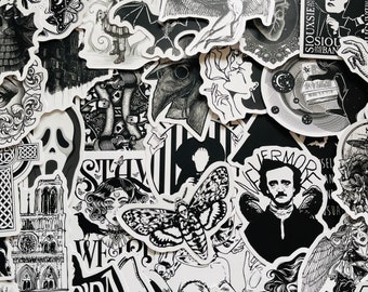 Die cut vinyl gothic sticker pack dark macabre edgy sexual sexy Any Three Stickers