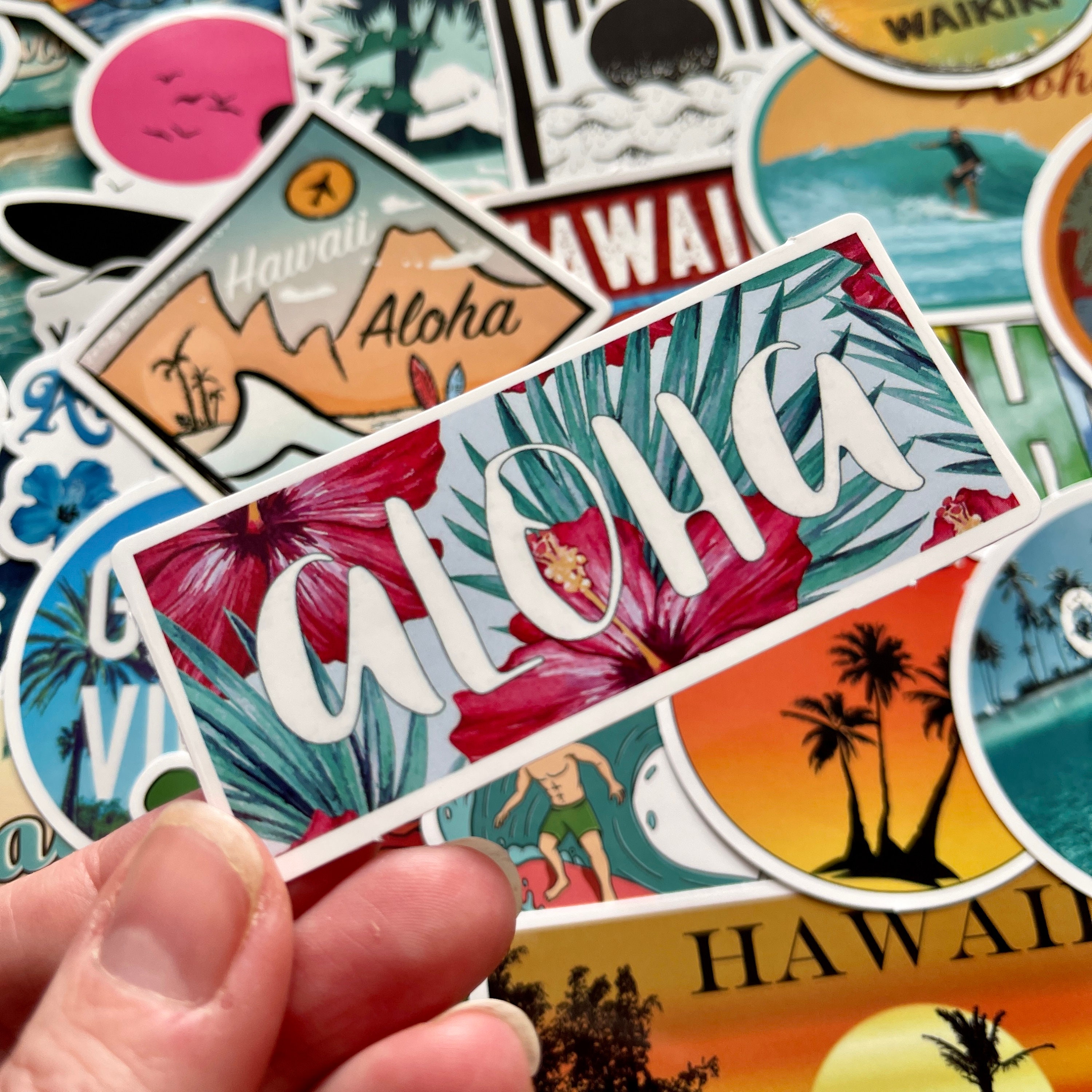 Amazon.com: Hawaii State Sticker Travel Weatherproof