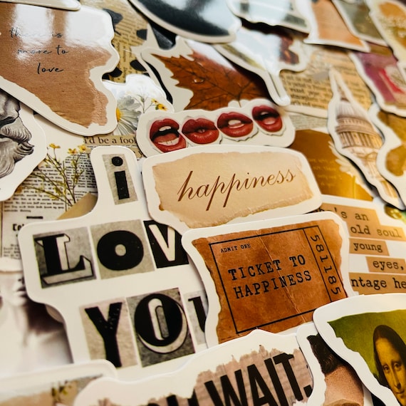 Autocollants Scrapbooking Ateriel Aesthetic Stickers Kawaii Thèe De