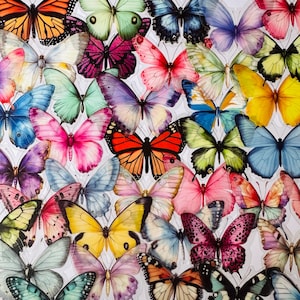 Adesivos de borboleta transparentes de vinil 25/50, decalque recortado, transparente reutilizável, asa de inseto realista brilhante, planejador, arte em vidro de janela de laptop