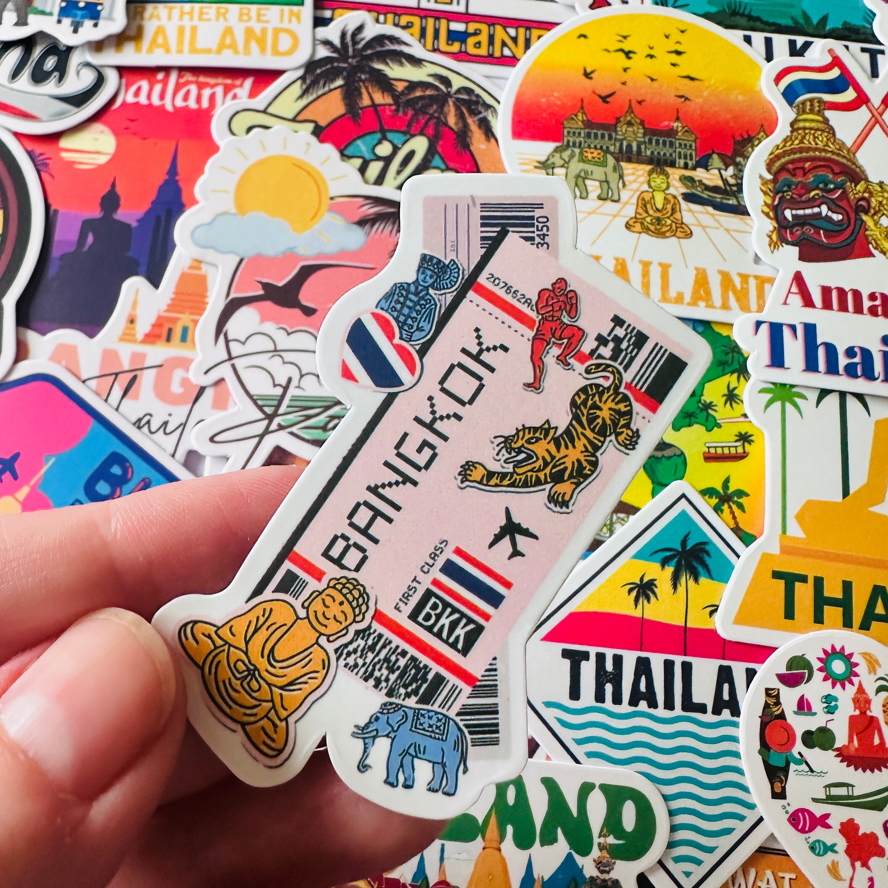 F Europe Thaïlande Autocollant Plaque - Angles : Arrondis