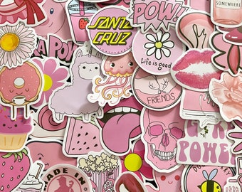 Pink Lips sticker laptop stickers die cut stickers vinyl stickers glossy stickers popular stickers waterbottle stickers cute stickers