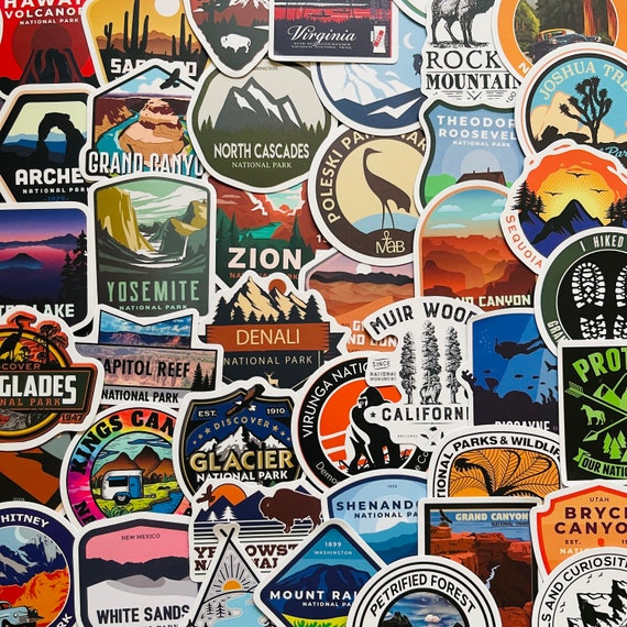 Travel Stickers / Vacation Stickers / Sticker Pack / Die Cut Stickers 