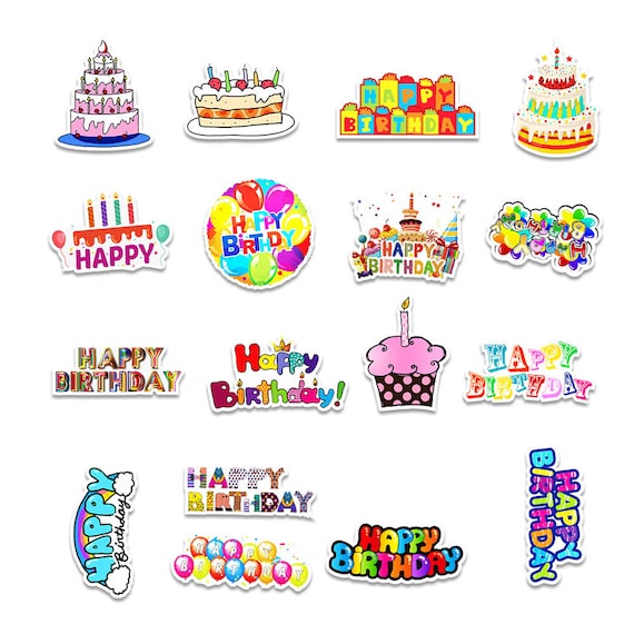 Inpak set Verjaardag - Stickers & cadeau labels - Het juiste cadeau