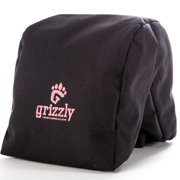 Pouf pour appareil photo Grizzly (NOIR MOYEN), Pouf pour photographie, Pouf pour vidéo, Support pour appareil photo, Sac de sable pour appareil photo, Pouf pour appareil photo