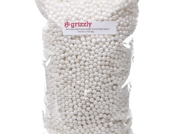 Grizzly Polystyrene, Poly Styrene Beads, Balls, Fill to Fill The Grizzly Large Camera Bean Bag, Photography & Video Bean Bag, Camera Beanbag