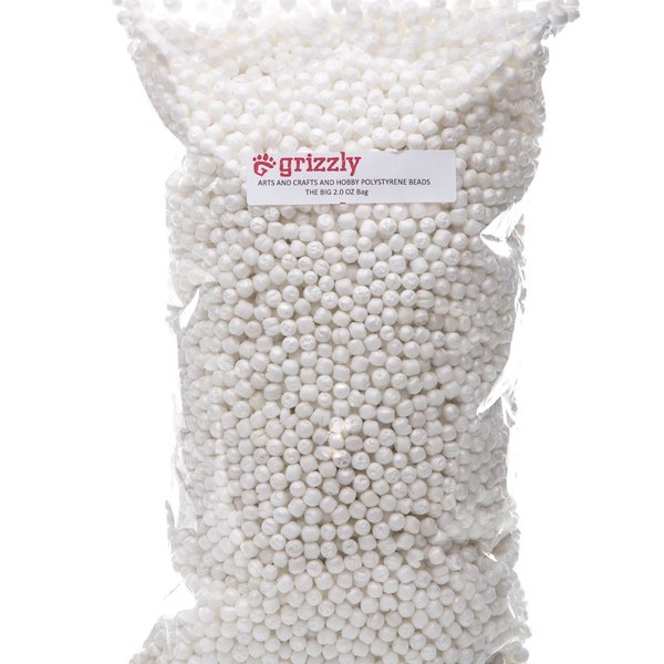 Polystyrène Grizzly, Billes de polystyrène, Boules, Grand pouf pour appareil photo Grizzly, Fill to Fill The Grizzly, Pouf pour photographie et vidéo, Pouf pour appareil photo