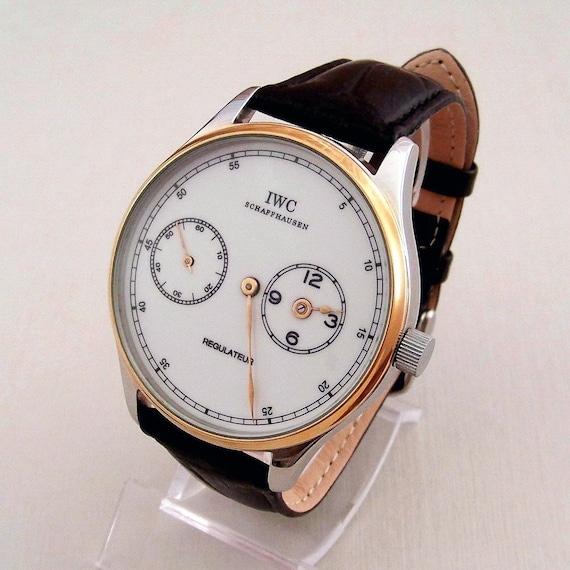IWC Schaffhausen Regulateur Movement Cal.73 Pocket Watch Circa 1925s Etsy Canada