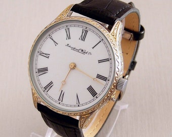 IWC Schaffhausen PEERLESS Wedding Uhrwerk Kal. 63 Taschenuhr 1907er