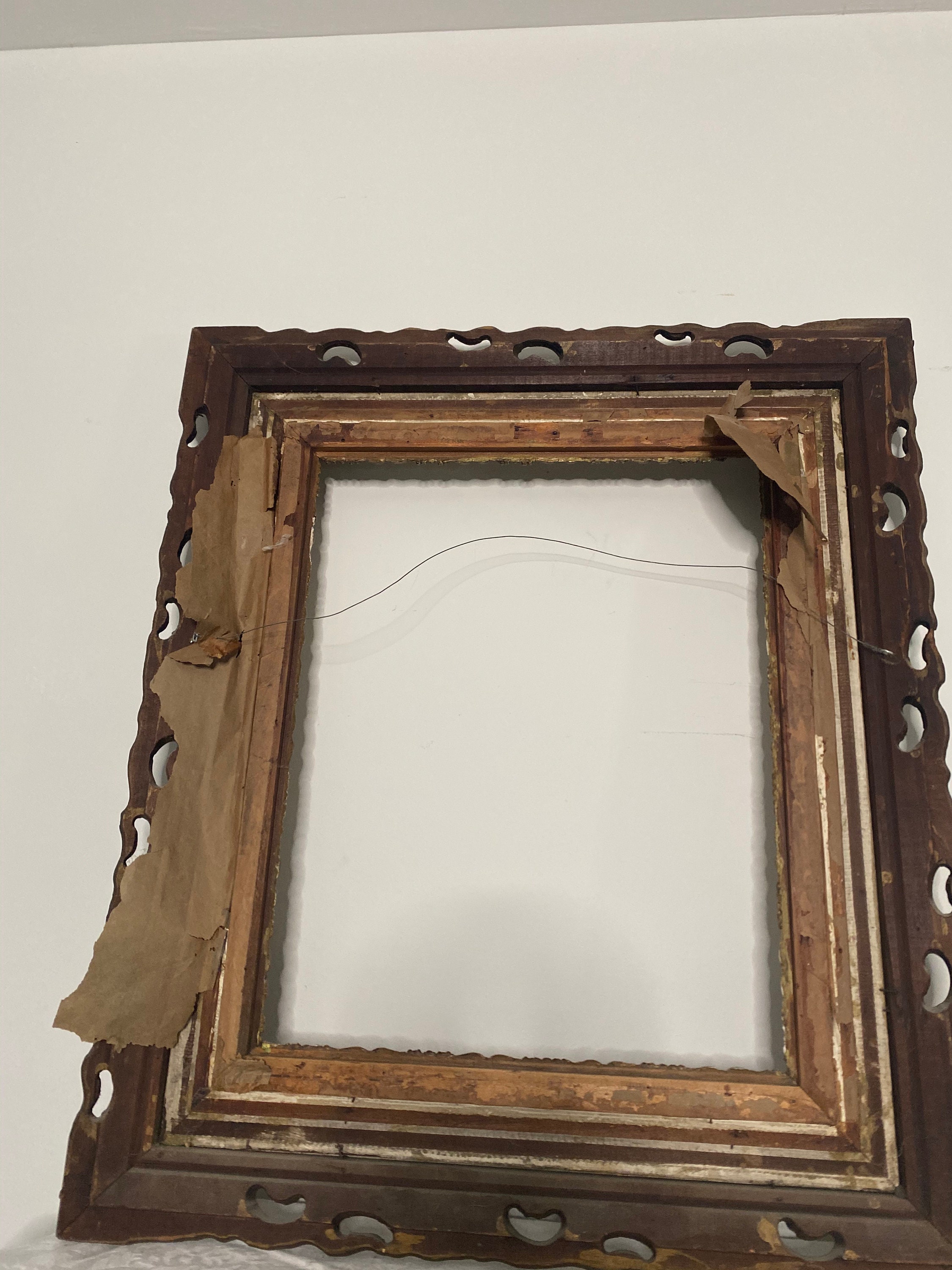 Antique 19th Century Filigree Ornate Gilt Frame - Etsy