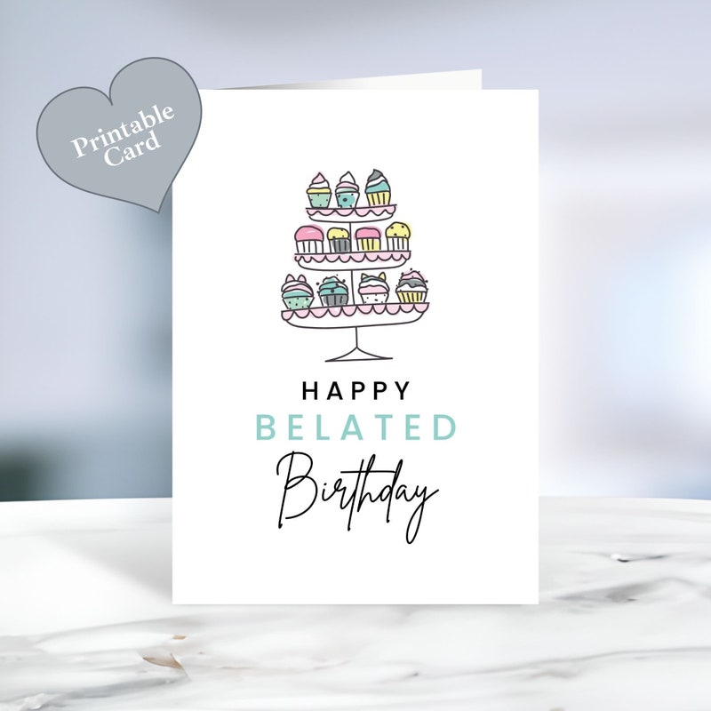 Birthday Card Printable - Etsy