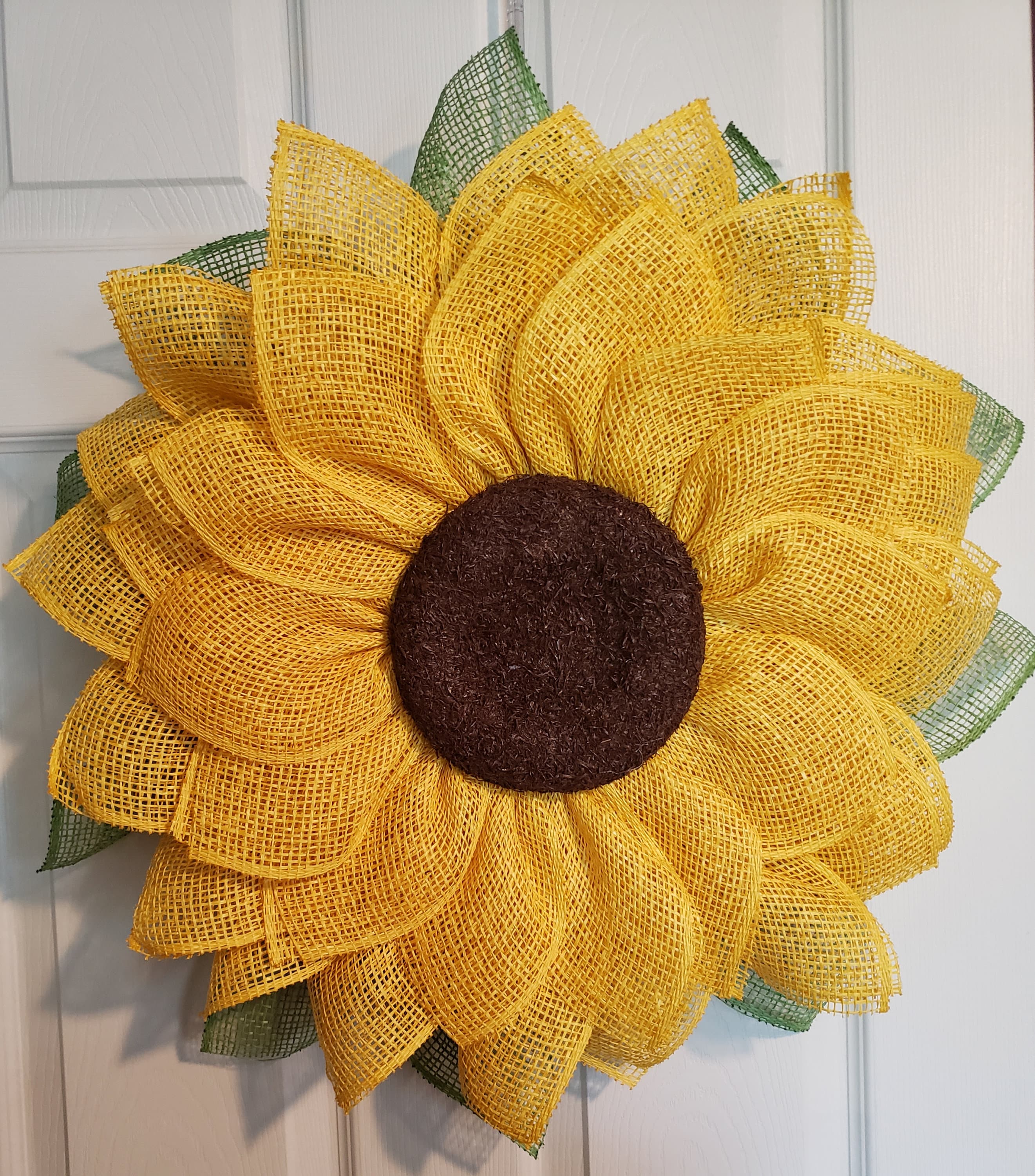 Sunflower Wreath Etsy