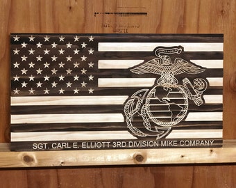 Wooden Military Flag, Personalized Flag, Rustic Flag, Army Flag, Navy Flag, Marine Flag, Air Force Flag, Wood Flag, USMC, Military gift