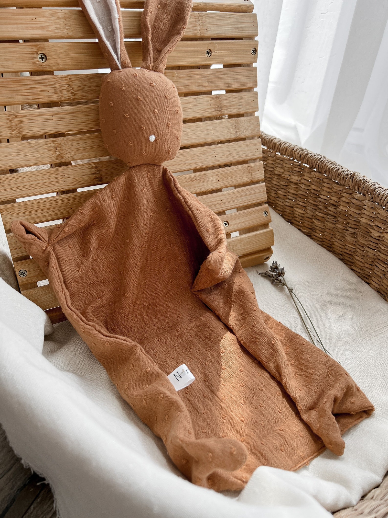 Personalised Baby Comforter Baby Lovey Baby Bunny Etsy