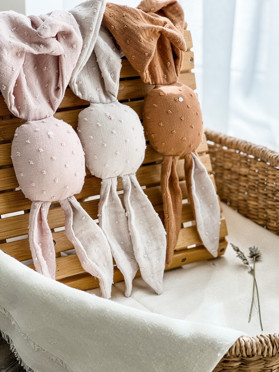 Personalised Baby Comforter Baby Lovey Baby Bunny Comforter Baby