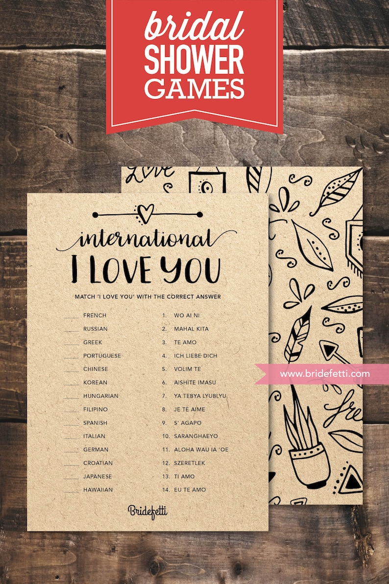 I Love You In Different Languages Pdf