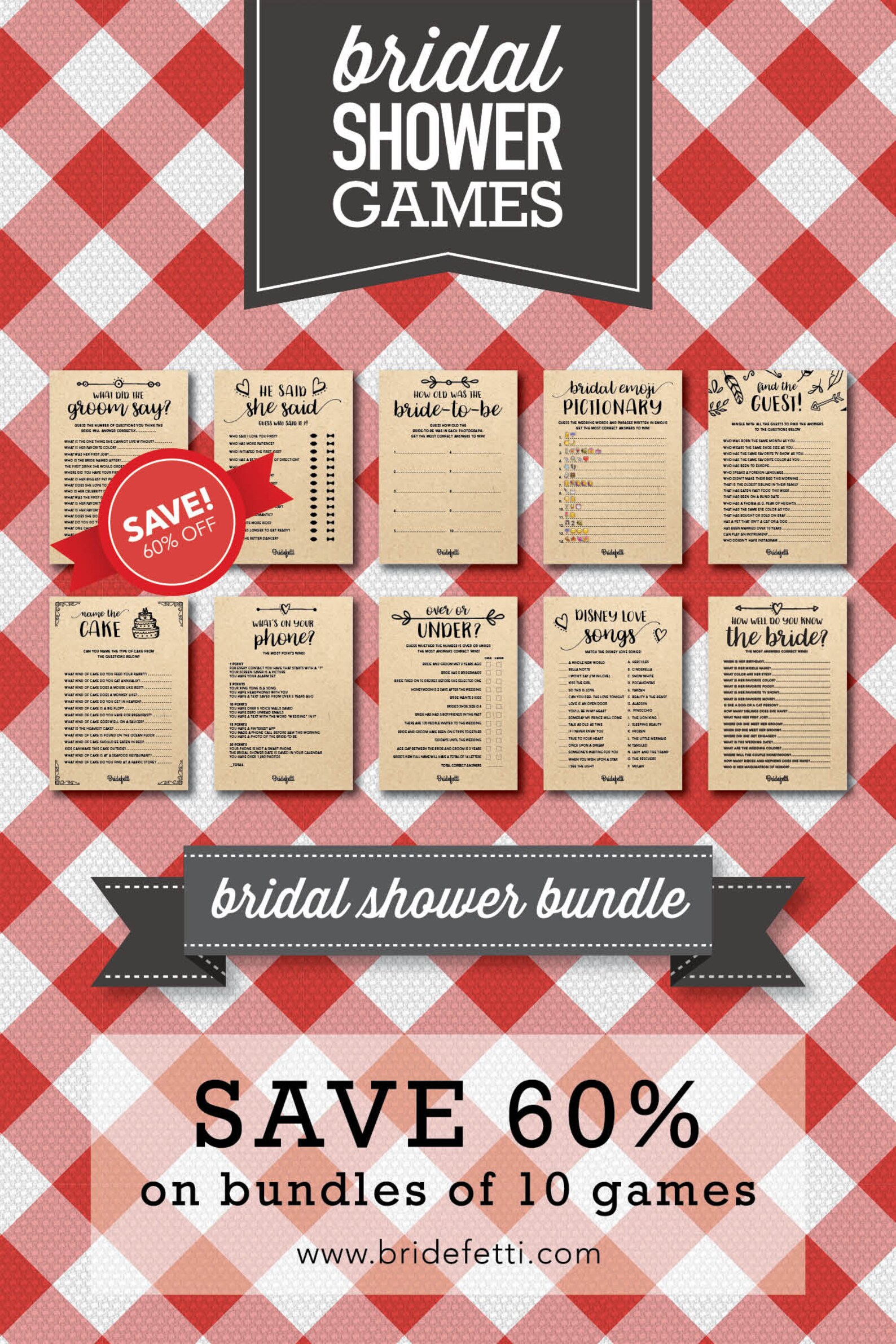 Bride and Groom Trivia Bridal Shower Game How Well Do You Etsy