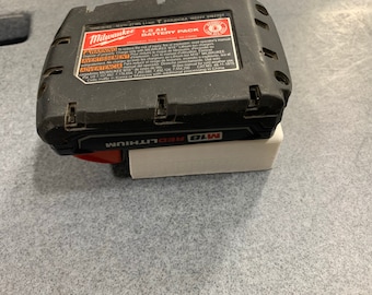 Milwaukee battery holder