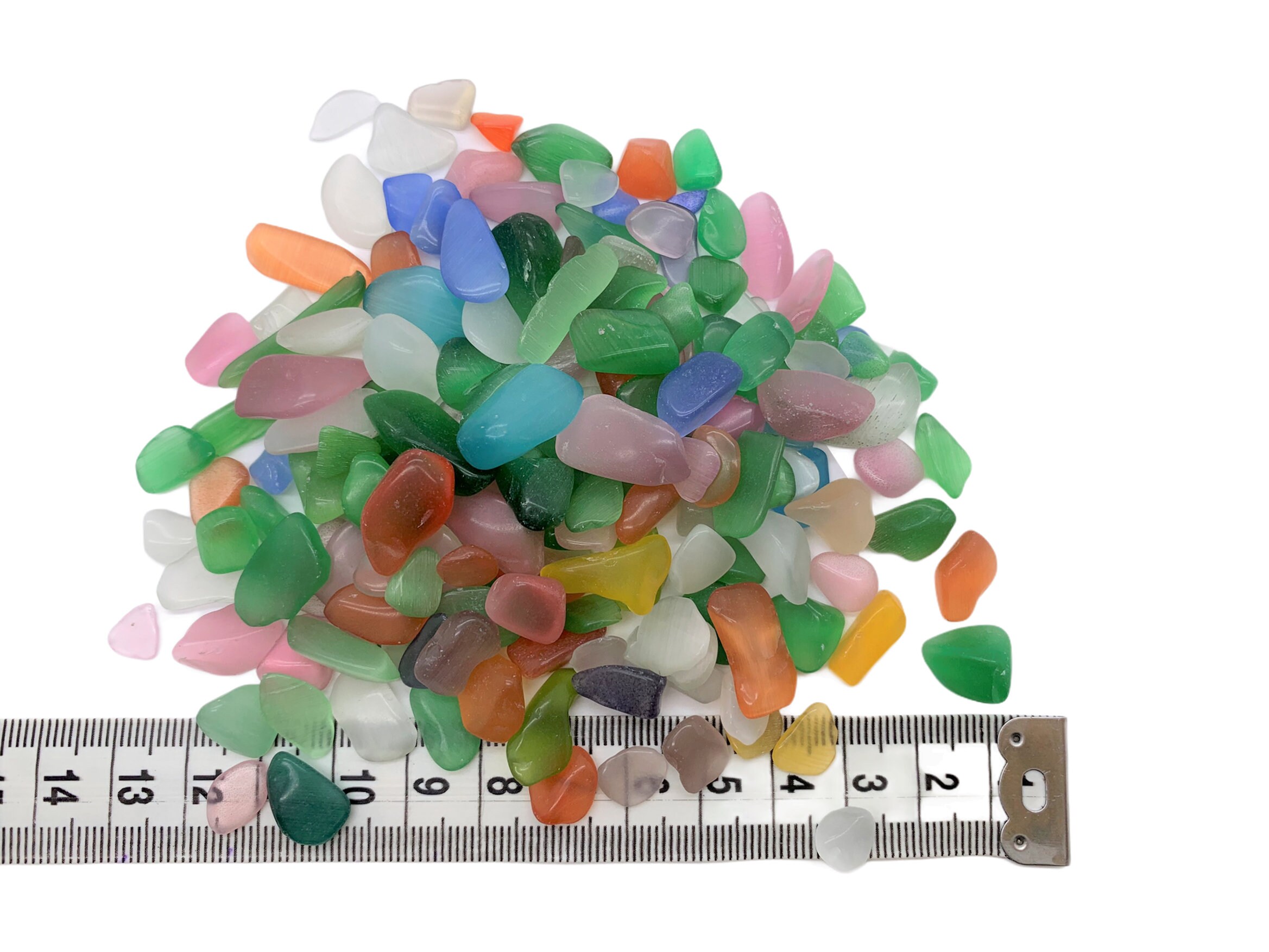 Sea Beach Glass Beads 310mm Mixed Colours Jewelry Pendant Etsy