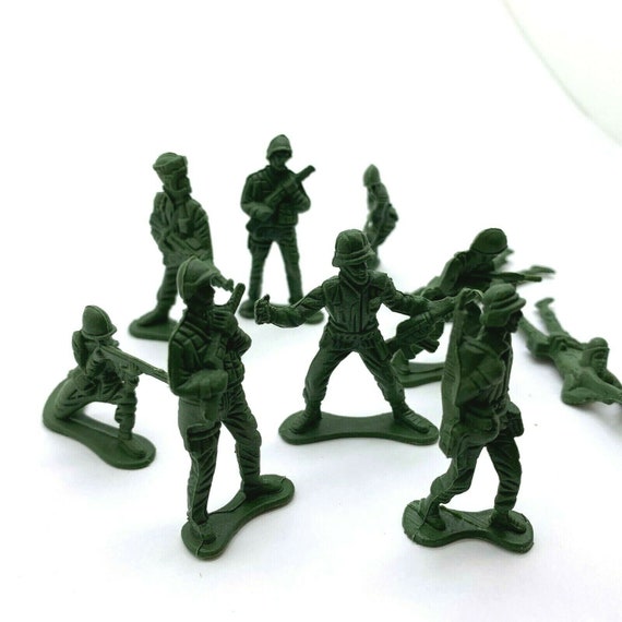 X10 Soldados de plástico Juguetes Ejército Juegos de guerra - Etsy España