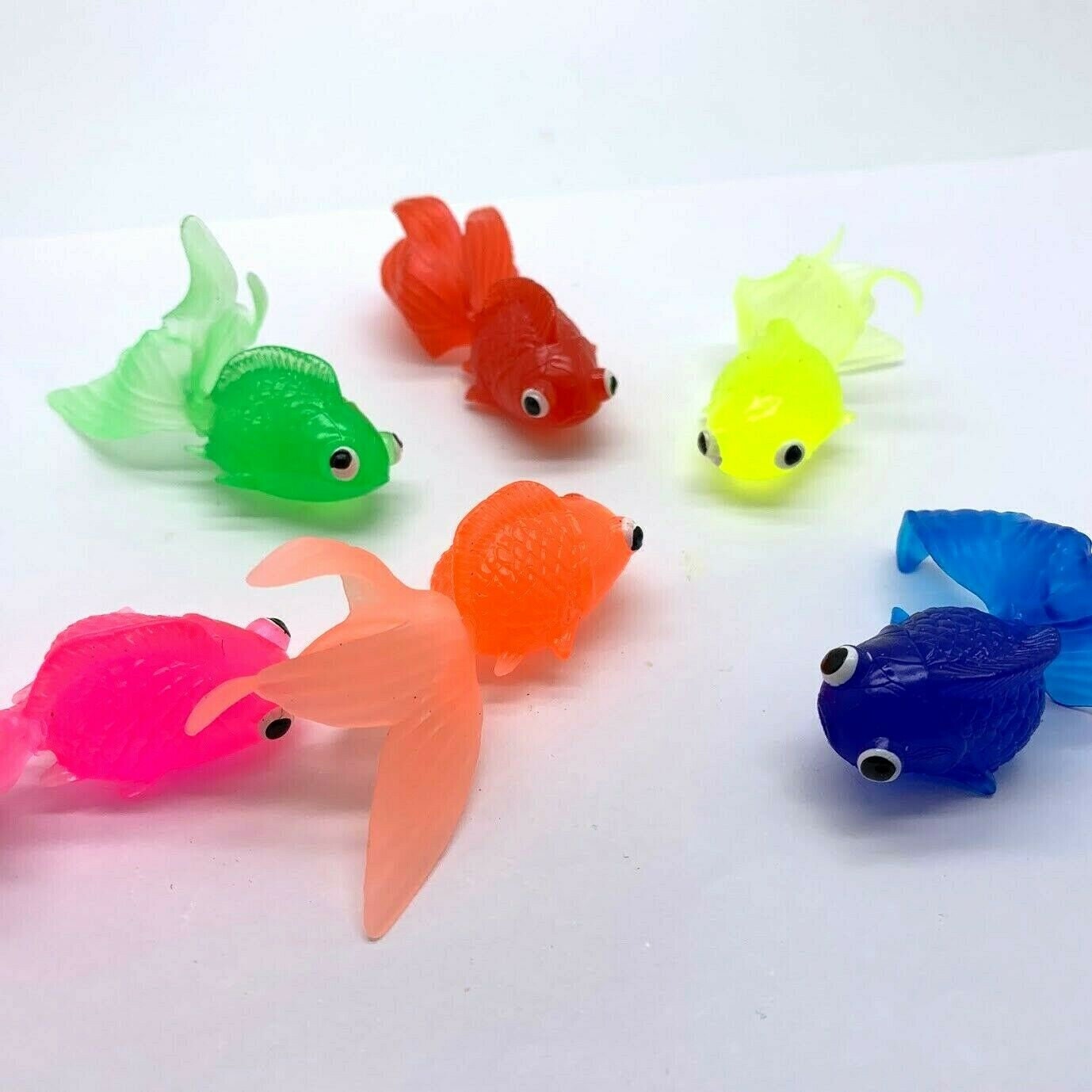 Soft Synthetic Small Floating Goldfish Toy Craft Kids Random Etsy