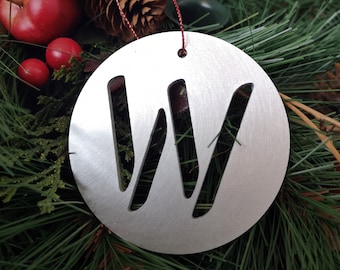 Letter "W" Christmas Ornament – Unique Christmas Ornament