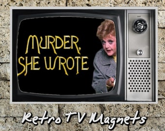 Murder She Wrote Retro TV Design Magnet