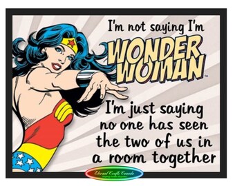 Wonder Woman Quote Etsy