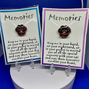 Carte Pet Memories Pocket Hug - Perte d'un chat ou d'un chien