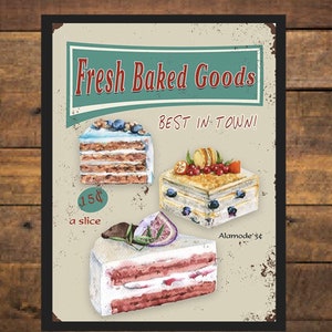 Frische Backwaren Retro Küche Dekor Kühlschrank Magnet | Etsy