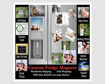 Custom Photo Fridge Magnet
