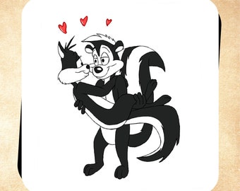 Pepe le Pew and Penelope in Love Magnet