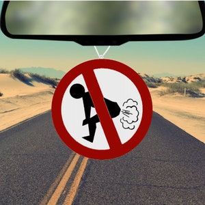 No Farting Funny Car Freshener