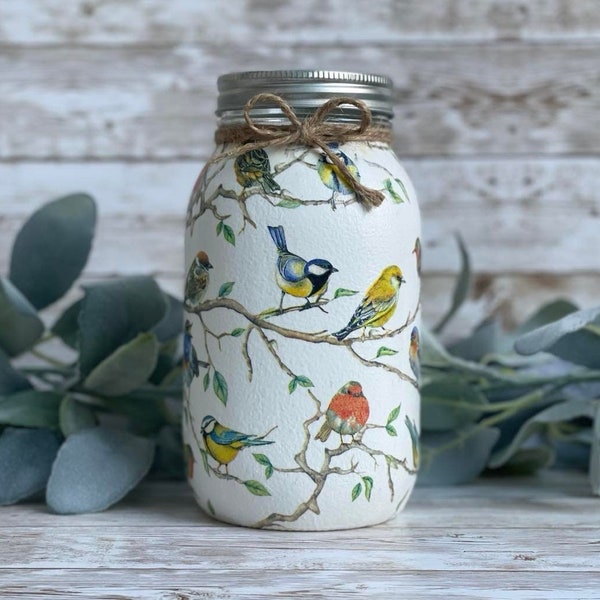 Upcycled Mason Jar Etsy