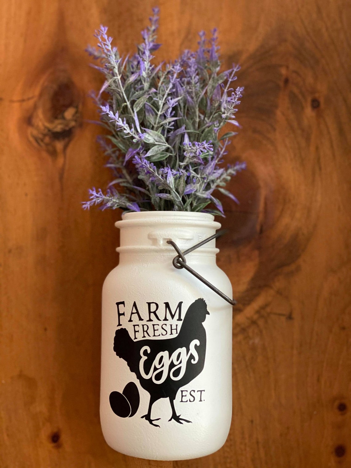 6 Opciones disponibles Tarros rústicos de la cocina de la | Etsy